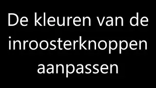 TopRooster Beheerder: Kleuren van de inroosterknoppen