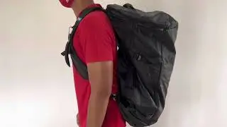 MIER 90L duffel backpack sports heavy duty water resistant gym bag with shoe compartment review
