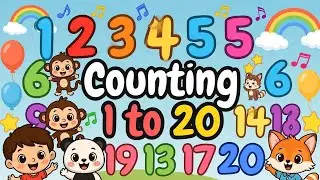 Counting 1 to 20 | 1 to 20 | Numbers 1 to 20 | Counting | 123 | 12345