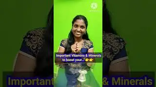 Vitamins & Minerals to boost Metabolism | How to boost metabolism | Jayanthi Suresh