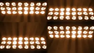 Bright Neon Lights Background Yellow Party Disco