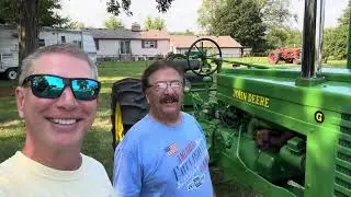 My Dad talks JOHN DEERE components // Markleville IN // August 3, 2024