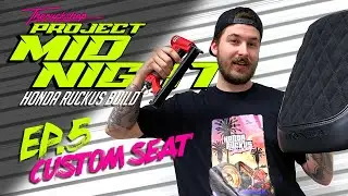 TRS Project Midnight GY6 Build Series -ep5 Custom Seat Upholstery