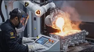 Inside the Ultra-Modern Lamborghini Factory – From Raw Aluminum to a V12 Masterpiece (Full Process)