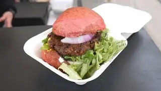 Best Vegan Burgers In London | Parliament Hill Farmers Market | Pomodoro E Basilico |