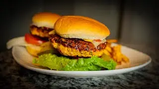Juicy High Protein Turkey Burger