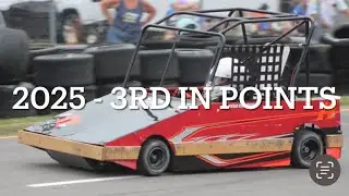 9-7-25 #11R Nathan Richardson races with &ldquo;Speed Merchants&rdquo; in his feature at Sodus Microd Club