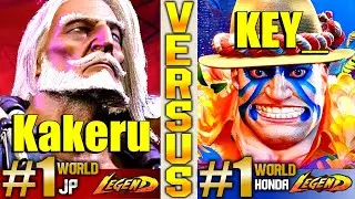 SF6 JP Kakeru Vs Top 1 E Honda World, Key_ ▰ High Level