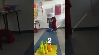 Balance & Hit the Target Activity for Autism Kids 🎳