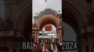 Halloween in Copenhagen Tivoli Gardens 2024 #halloween #copenhagen #tivoligardens #tivoli