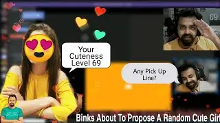 Binks Simping 😍🤪With A Random Cute Girl On Discord Tinder #Binks