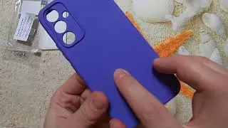 Чехол Бампер для Смартфона Samsung Galaxy A54 Silicone Case с Покрытием Soft-Touch | Распаковка