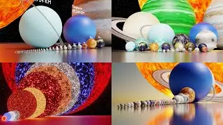 Top 8 Space Size Comparison Videos of 2025 | 1 Hour Compilation