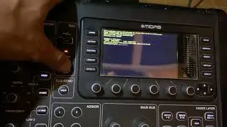 Lỗi mixer Midas M32R khi update (Error when updateting during power failure Midas M32R)