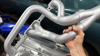 440 V8 Mopar Engine Rebuild -Step 31 Headers Dip Stick Tube & Engine Motor Mounts