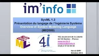 IMINFO Nantes - General Overview of SysML 1 3 - French Version