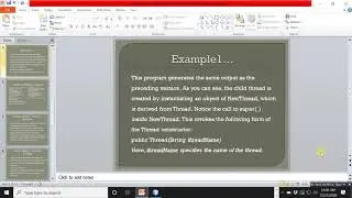 14 Multithreading by extending the thread class