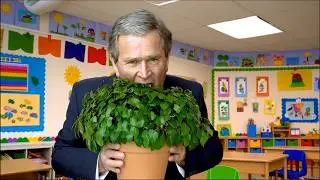 George Bush eating Bush (AI 2025)