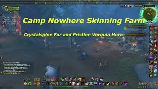 In the dark on where to find  Crystalspine Fur or Pristine Vorquin Horn?  Let me show you the light.