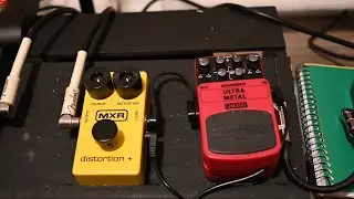 Non-Doom Pedals for Doom Episode 1: MXR Distortion + and Behringer UM300 (No talking!)