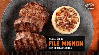 Marfrig Montana Steakhouse - Receita de Medalh&atilde;o de Fil&eacute; Mignon com cebolas Recheadas