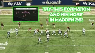 Try This Formation And Win More in Madden 26! Easy Touchdowns!