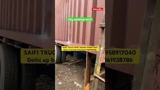 Mig welding work #truck #container #homeimprovement #logistics #truckdriver