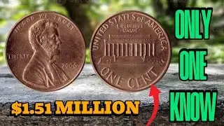 2006 One Cent Coin Worth Big Money  Rare Lincoln Penny from USA You Should Check