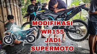 Modifikasi WR155 jadi Supermoto Modif Simple