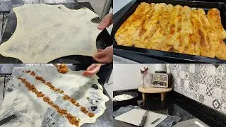 ÇARŞAF BÖREĞİ TARİFİ/ BOŞNAK BÖREĞİ TARİFİ /BAĞIMLILIK YAPAR /KOLAYLIKLA YAPABİLECEĞİNİZ BİR BÖREK