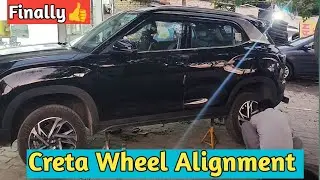New Creta Wheel Alignment & Balancing ✅ How I Saved Money😀 #creta
