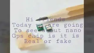 Nano gps chip is real or fake