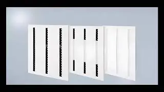 NEW Design Square Led Ceiling Light UGR19 60x60CM Surface or Recessed Panel Light