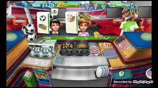 Cooking Fever #30 Sports Bar Level 22-23 (Android Tablet Gameplay Video)