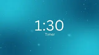 1 Minute 30 Second Timer ⏱️ | Female Voice Countdown