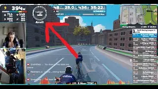 P1 with ANVIL attack A+ ZRL- Zwift Racing League: City Showdown - Open Amber League Division 1