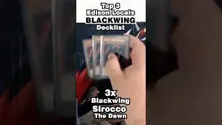EDISON Top 3 Blackwing Deck Profile Time Wizard League #yugioh #tcg #edison  #decklist