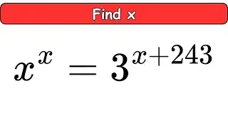 Simple Looking Equation, Smart Thinking | Find x