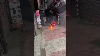 FOGGIN MACHINE OVERHEATED 😱 💥 spreading fire☄️🔥(TEAM KHALSA)❤️ #dengue #fogging #jammu #udhampur