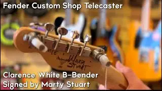 Masterbuilt Fender Telecaster with B-Bender signed by Marty Stuart @regentsounds9044
