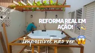 REFORMA EM ANDAMENTO/ NOVOS AVANÇOS O QUE ACONTECEU DEPOIS DA BANHEIRA