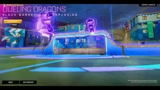 ROCKET LEAGUE ITEM SHOP - *BLACK MARKET* Purple Dueling Dragon - 29.8.23