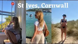 Holiday vlog in St Ives, Cornwall! Part 1 | Beach day, house tour & baking