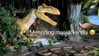 Merinding masuk ke Dino Adventure Taman Pintar Jogja #tamanpintar #jogja