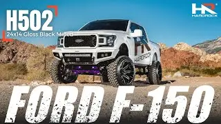 24x14 Xposed H502 PainKiller | Ford F-150 SEMA Build | Hardrock Offroad Wheels