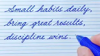 Cursive Writing Quote 63 | Cursive Handwriting Practice | Cursive Letters | How to write in cursive