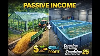 Perfect Greenhouse & Indoor Fish Farming Setup 🚜💧 | Farming Simulator 25 Gameplay