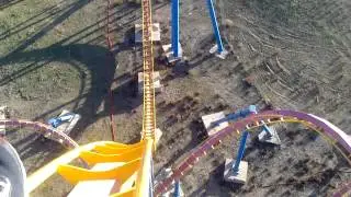 Parque Warner Madrid Superman con mi Tio