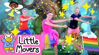 Magic Dust Dance Party!  Jump & Sprinkle Magic With Friends - Easy Moves For Kids | Little Movers