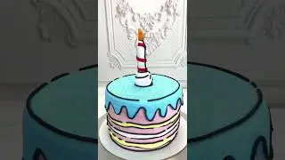 Comic Cake или Рисованный #торт #вкусно  #тортназаказ #тортнаденьрождение #деньрождения #любовь